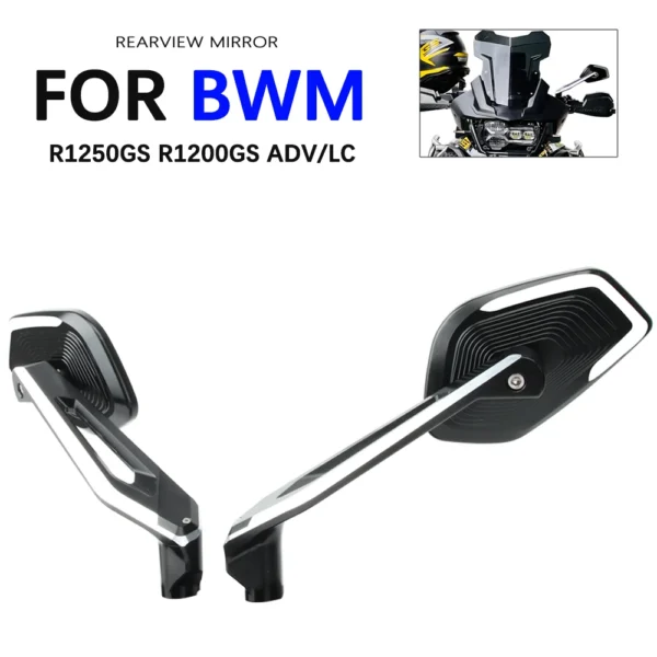 Motorcycle Accessories cnc Rear view For BMW R1250GS R1200GS Mirrors Moto Side Mirrors R 1250GS Adventure