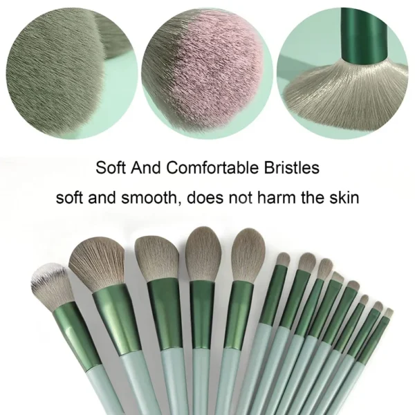 13Pcs Makeup Brush Set Make Up Concealer Brushes Blush Powder Eye Shadow Highlighter Foundation Cosmetic Beauty 1