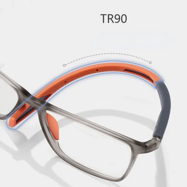 Anti blue Light Reading Glasses Ultralight TR90 Sport Presbyopia Eyeglasses Women Men Far Sight Optical Eyewear 3