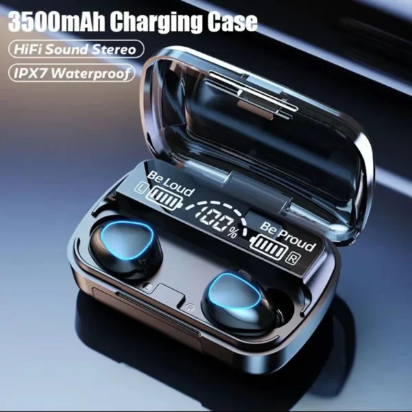 Bluetooth5 1 Earphones Charging Box Wireless Headphone 9D Stereo Sports Waterproof Earbuds Headsets With Microphone M10