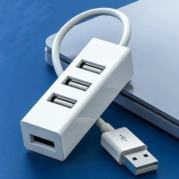 Hub USB Multi 2 0 Hub USB Splitter Power Adapter High Speed 4 Port All In