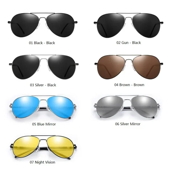 Luxury Men s Polarized Sunglasses Driving Sun Glasses For Men Women Brand Designer Male Vintage Black 5