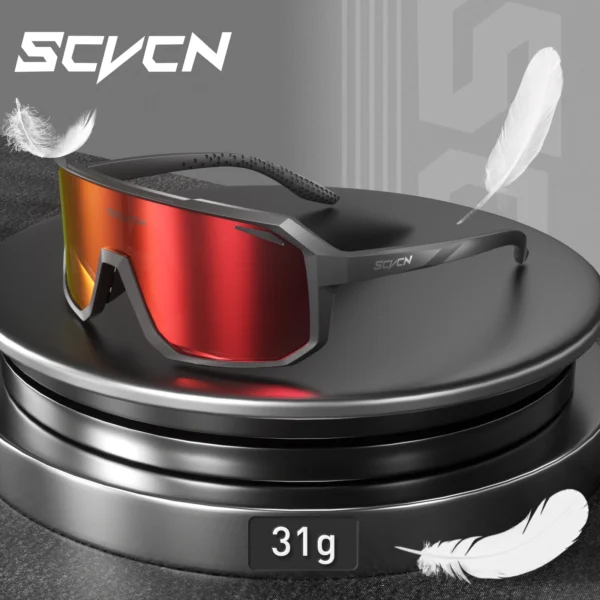 SCVCN Men bicycle Cycling Sunglasses Woman MTB road bike Driving Goggles Outdoor Sports running Glasses UV400