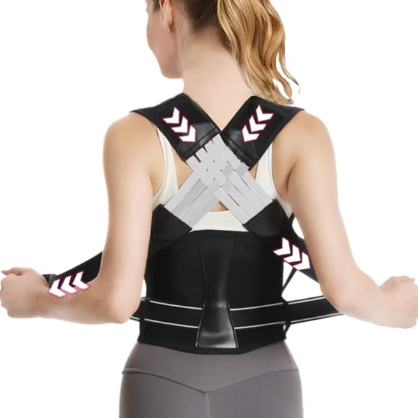Shoulder and back posture correction with camel straps adult body shape correction male and female back