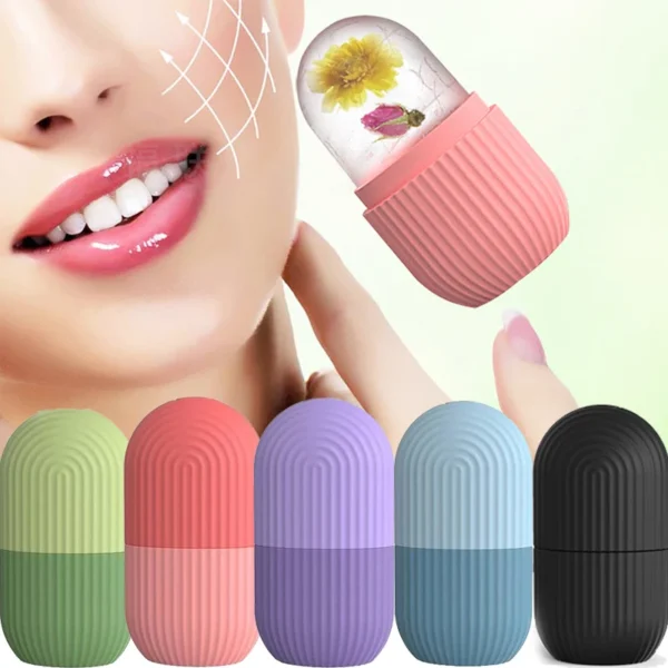 Silicone Ice Cube Trays Beauty Lifting Ice Ball Face Massager Contouring Eye Roller Facial Treatment Reduce