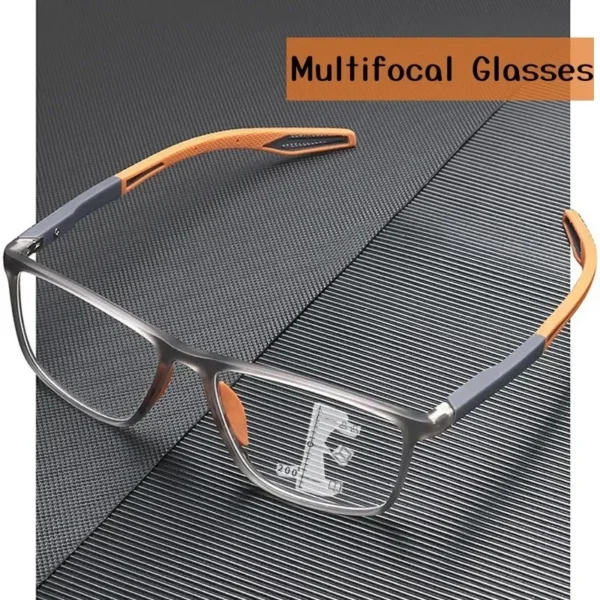 TR90 Anti blue Light Multifocal Reading Glasses Men Women Progressive Near Far Eyewear Ultralight Sports Farsight