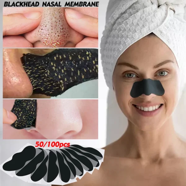 Unisex Blackhead Remove Mask Peel Nasal Strips Deep Shrink Cleansing Pore Nose Black Head Remove Stickers