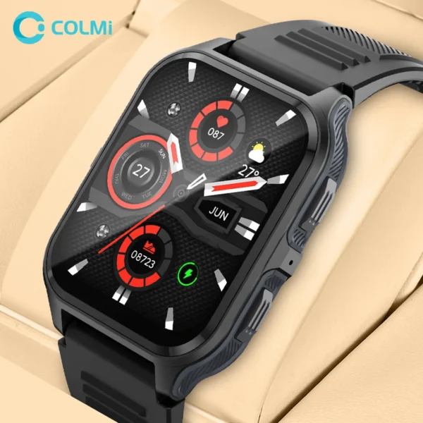 COLMI P73 1 9 Outdoor Military Smartwatch Men Bluetooth Call Smart Watch 3ATM IP68 Waterproof For