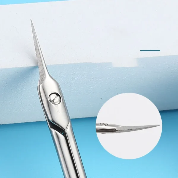 Cuticle Scissors Curved Nail Clipper Trimmer Dead Skin Remover Cuticle Cutter Professional Nail Art Tools Manicure 2