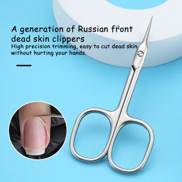 Cuticle Scissors Curved Nail Clipper Trimmer Dead Skin Remover Cuticle Cutter Professional Nail Art Tools Manicure