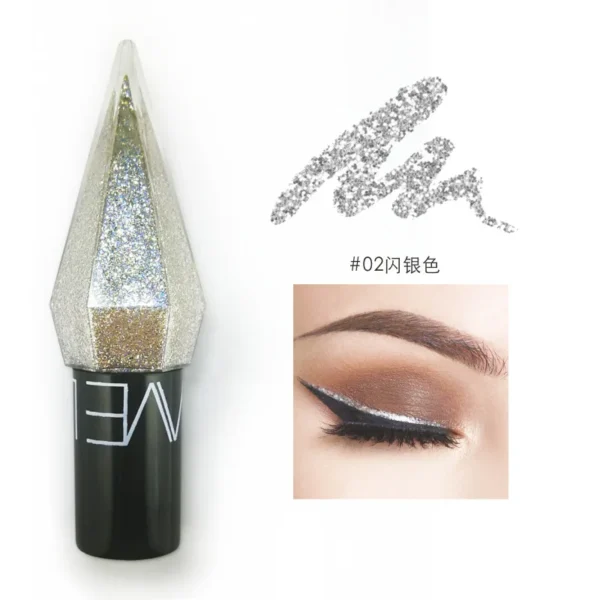 Diamond Glitter Sequins Eyeliners Eye Shadow Shiny Eye Liners Eyeshadow Waterproof MakeUp Beauty for Women Cosmetics 5