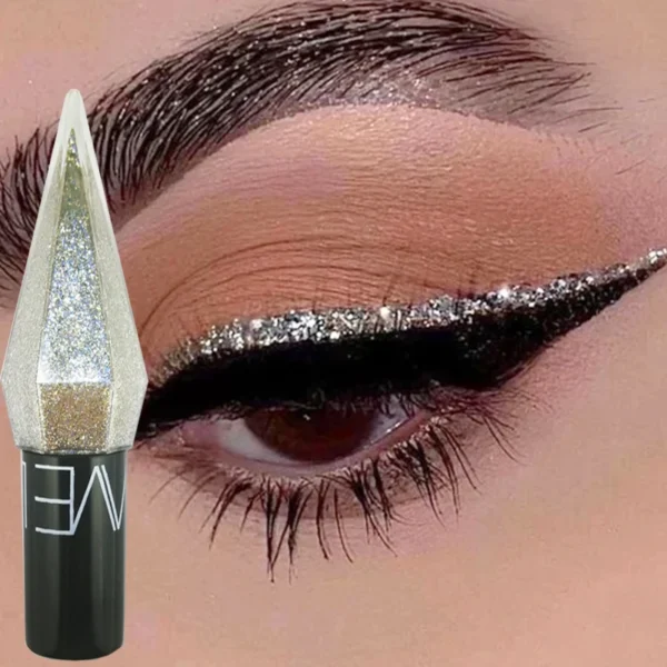 Diamond Glitter Sequins Eyeliners Eye Shadow Shiny Eye Liners Eyeshadow Waterproof MakeUp Beauty for Women Cosmetics