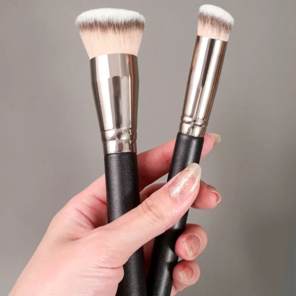 Makeup Brushes Foundation Concealer Angled Seamless Cover Synthetic Dark Circle Liquid Cream Cosmetics Contour Brush Beauty