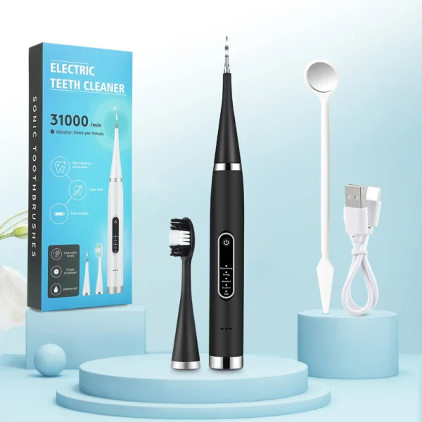 Sonic Toothbrush Electric Tooth Whitening Brush Tartar Eliminator Scraper Cleaner Dental Scaler Calculus Stone Remover Oral