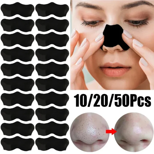 Unisex Blackhead Remove Mask Peel Nasal Strips Deep Cleansing Shrink Pore Nose Black Head Remove Stickers